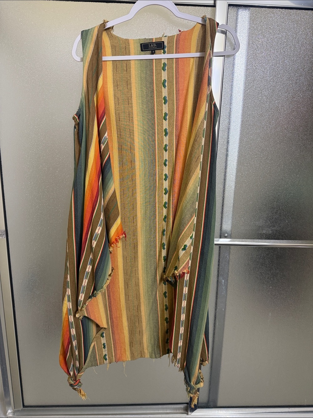 L&B Serape Sleeveless Duster